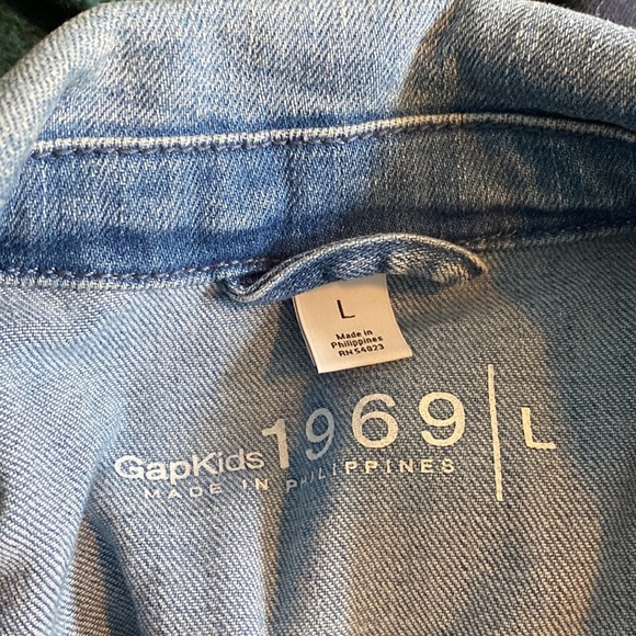 Gap Kids 1969 Large Jean Jacket Vest Size 10 NEW New with tag - Picture 4 of 5